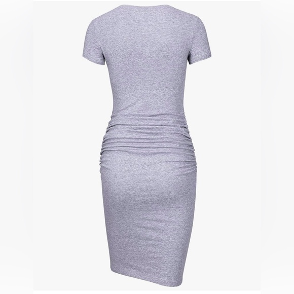 3 trendy/comfy T-Shirt bodycon pinup/comfy dresses in Black,burgundy and Gray - Picture 5 of 5